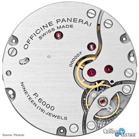 p.6000 calibre panerai|panerai p 6000 movement.